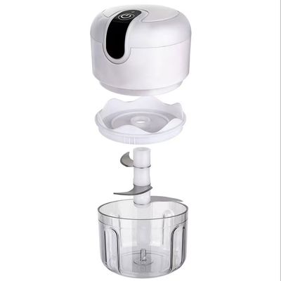 Mini Processador de Alimentos Euro 3 Lâminas Cabo USB - Branco Branco