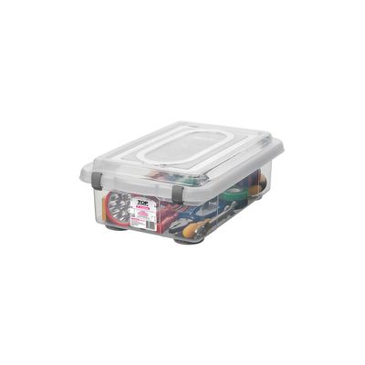 Caixa Organizadora Sanremo Top Stock em Plástico Cristal 8,6l