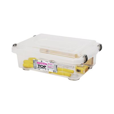 Caixa Organizadora Sanremo Top Stock em Plástico Cristal 8,6l