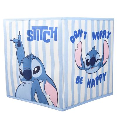 Cesto Organizador Dobravel 30x30cm CV245196 Stitch