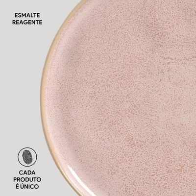 Conjunto de Pratos Rasos Bio Litchi 29cm 6 Peças Porto Brasil n/a