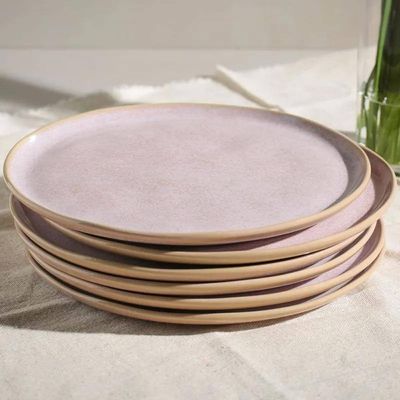 Conjunto de Pratos Rasos Bio Litchi 29cm 6 Peças Porto Brasil n/a