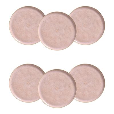Conjunto de Pratos Rasos Bio Litchi 29cm 6 Peças Porto Brasil n/a