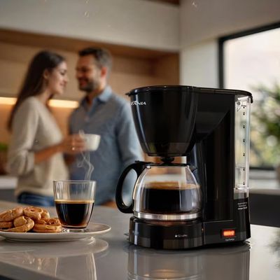 Cafeteira BCF32C Jarra de Vidro Britânia Preto / 110V
