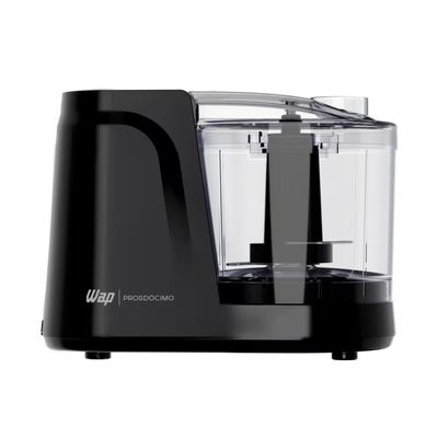 Mini Processador Fast Cut WMP150 150W 360ml Motor Silencioso Lâminas de Inox Wap Preto/Inox / 220V