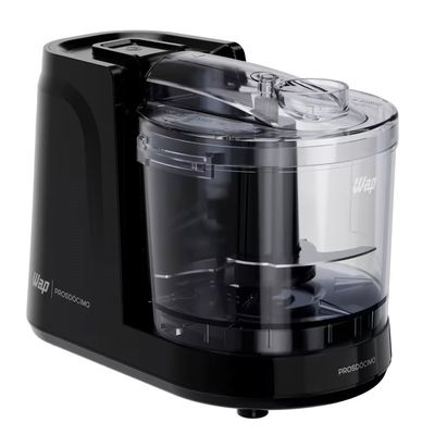 Mini Processador Fast Cut WMP150 150W 360ml Motor Silencioso Lâminas de Inox Wap Preto/Inox / 220V