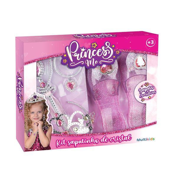 Kit Princesas Multikids Acessórios Rosa Kit Princesas Multikids Acessórios Rosa