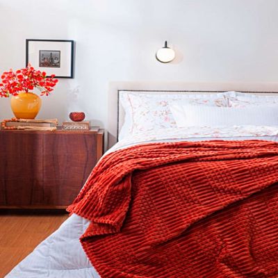 Cobertor Cazza Mont Blanc Queen Terracota