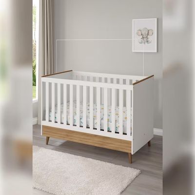 Berço 2 em 1 Ternura Plus com Colchão Herval Baby Encanto Bartira Branco