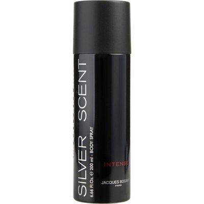 Água De Cheiro Masculina Jacques Bogart Silver Scent Intense Spray Corporal 200 Ml