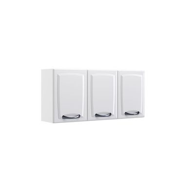 Armário Aéreo Para Cozinha 148BJ00109 Premium 3 Portas Itatiaia Branco