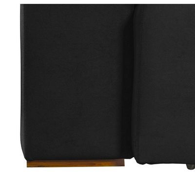 Sofá Modular 4 Lugares 2.30M Retrátil E Reclinável Preto