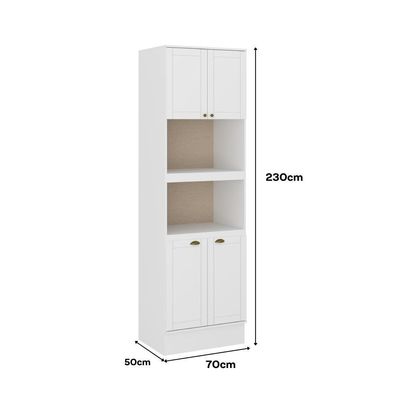 Torre Quente Milla 2 Fornos Branco Mdf Carraro área Gourmet