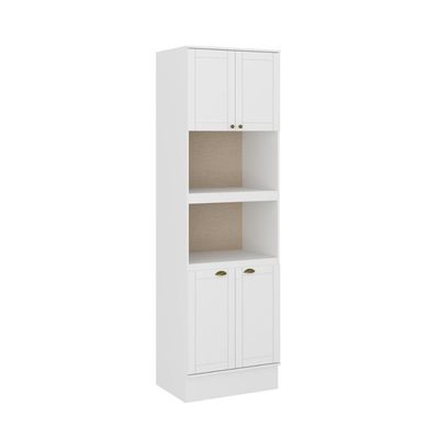 Torre Quente Milla 2 Fornos Branco Mdf Carraro área Gourmet