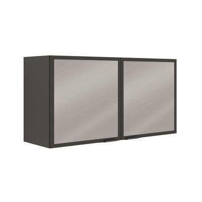 Cozinha Completa Bartira Linea 6 Portas 3 Gavetas Cinza