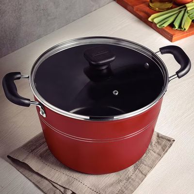 Caldeirão de Alumínio 26cm Linha Sicília Tramontina Vermelho