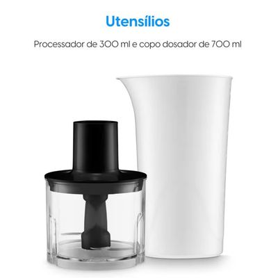Mixer Turbo Chef 3 em 1 Preto 200W Copo 700ml Elgin Preto / 220V