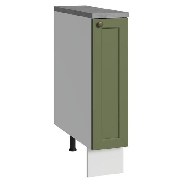 Balcão Porta-temperos 20 Cm 1 Porta Branco/verde Vik Madesa
