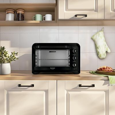 Forno De Bancada Elétrico Dako Pratiko 50L Com Grill Preto 110V