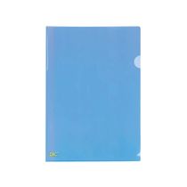 Pasta L Dac A4 Plastica Azul com 10 Unidades 30x22cm