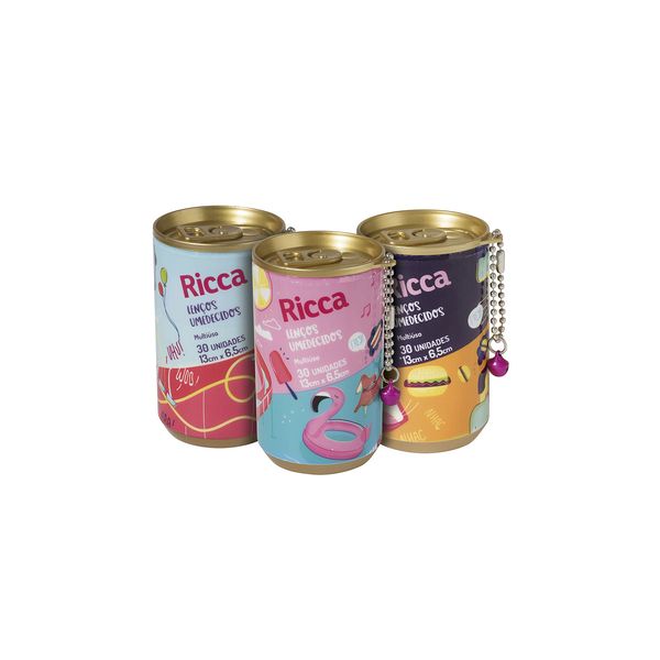 Lenço Umedecido Ricca Lata