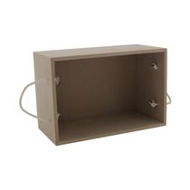 Caixa Organizadora Le Mdf em Corda com Alça 8x2x5cm