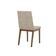 Conjunto 2 Cadeiras Elena Para Mesa De Jantar Nature Com Creme