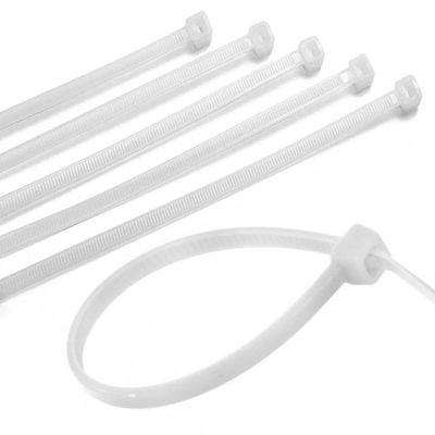 Abraçadeira De Nylon 6,5x450mm - 50 Unidades Branca