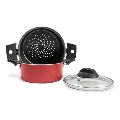Cozi-Vapore Brinox Cor e Vapor 12,5 cm Cereja