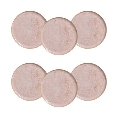 Conjunto de Pratos para Pão Bio Litchi 6 Peças Porto Brasil n/a