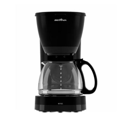 Cafeteira BCF32C Jarra de Vidro Britânia Preto / 220V