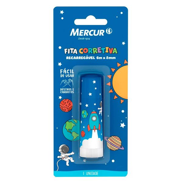 Fita Corretiva 6mx5mm Sistema Solar Mercur Fita Corretiva 6mx5mm Sistema Solar Mercur