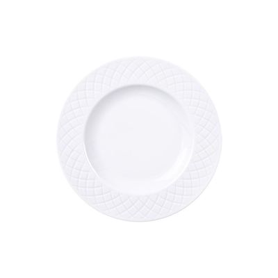 Kit Jogo 2 Pratos Sobremesa Ingrid Em Porcelana Hs 21 Cm - Tramontina