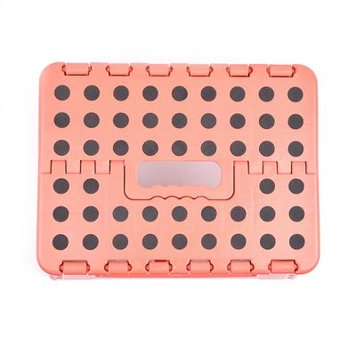 Banqueta Le Step Dobrável Vermelha 22x22x29cm