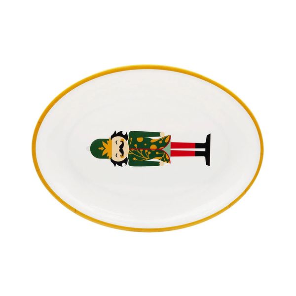 Bandeja Floresta em Festa Natal Le 35x25cm Bandeja Floresta em Festa Natal Le 35x25cm