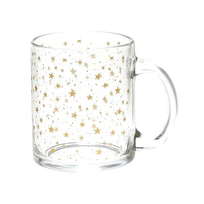 Caneca de Vidro Natal Le 340ml - Item Sortido