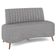 Sofá 2 Lugares Para Sala Living 135cm Pés Palito Tamar K04 Linho Cinza - Mpozenato