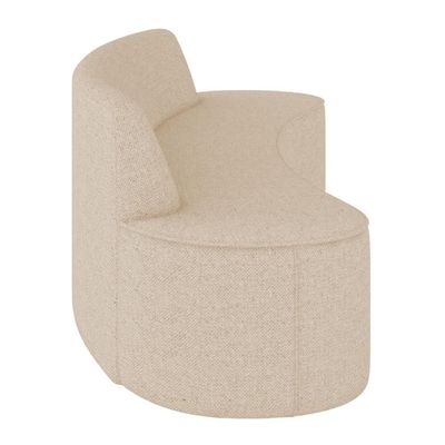 Sofá 3 Lugares Para Sala De Estar Living 180cm Koane D06 Linho Marfim - Mpozenato