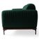 Sofá 300cm 4 Lugares Pés Preto Molino C-117 Linho Verde Musgo - Domi