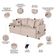 Sofá Cama Retrátil 180cm Essence D05 Linho Bege/camel - Mpozenato