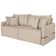 Sofá Cama Retrátil 180cm Essence D05 Linho Bege/camel - Mpozenato