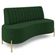 Sofá 2 Lugares 160cm Pés Aço Dourado Tamar Veludo Verde Z08 - Mpozenato