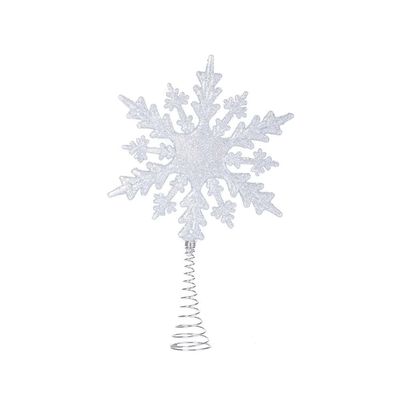 Ponteira Floco de Neve Le 22cm Prata