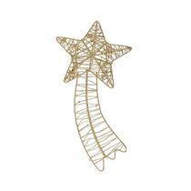 Enfeite de Natal Estrela Cadente Le 29cm Dourada