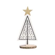 Árvore de Natal de Mesa Le em Madeira 29cm