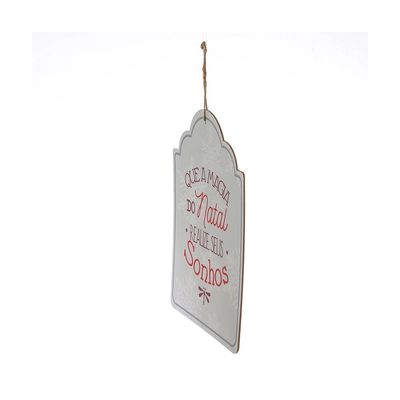 Painel Decorativo de Madeira Le 35,4cm - Item Sortido