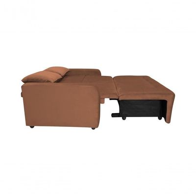 Sofá Cama Para Sala De Estar Amora New Veludo Matrix - Cobr Cobre