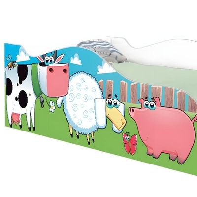 Mini Cama Joy Fazendinha E Vaquinha Com Colchão