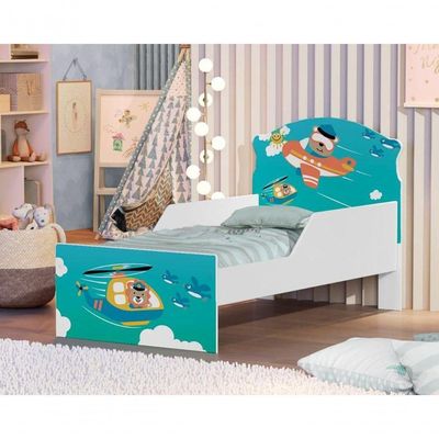 Mini Cama Patrulha Animal Com Colchão