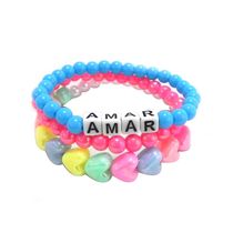 Pulseira Le Miçangas coloridas Adulto com 3 Unidades